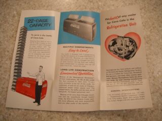 Vintage Coca Cola,  Westinghouse Cooler brochure 3