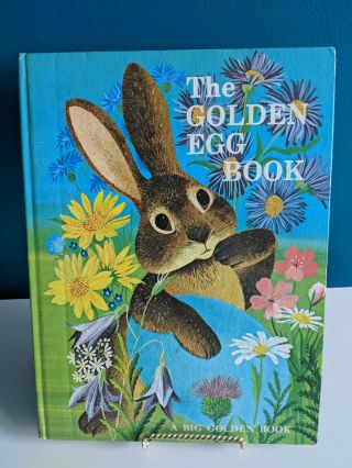 Vintage The Golden Egg Book Golden Books 1971 Bunny Easter Hc Vtg Adorable Cute