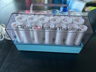 Vintage Clairol 20 Instant Hairsetter Model C - 20s Hot Rollers