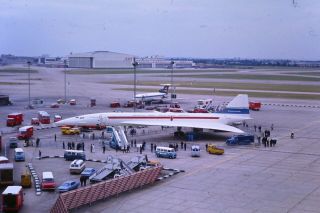 Concorde G - Bsst At Heathrow Bea Trident Slide