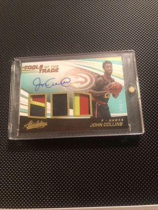 2017 - 18 Absolute Memorabilia Tools Of The Trade John Collins Auto Patch Rc /10