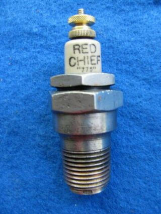 Vintage,  ½” Pipe,  N.  O.  S. ,  Red Chief Spark Plug