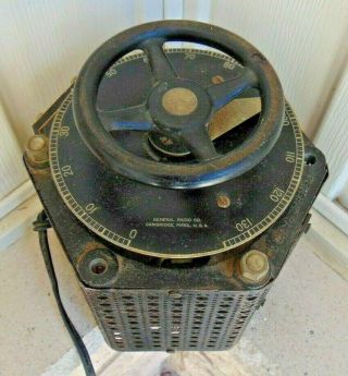 Vintage General Radio Variac Type 100 - Q ADJUSTABLE TRANSFORMER 3