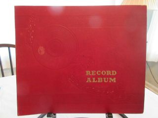 Vintage Record Album Storage Case For 10 78 Rpm/10  Vinyl Records