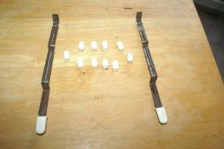 Vintage Eagle Table Top Rod Hockey Game Goalie Levers And 10 Rod Nobs