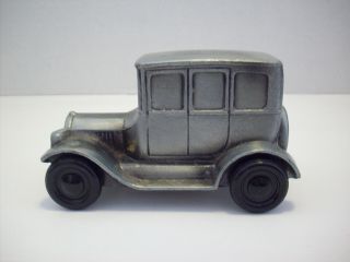 Vintage Metal 1926 Model T Ford car bank - 3