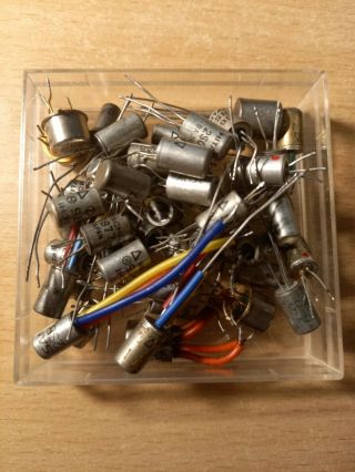 Mixed Vintage Japan Ge Transistors - 2sb22,  Af102,  2sb55,  Ac128,  2sc650,  2sb77 - 005