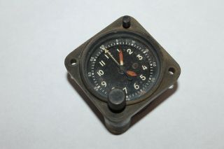 Vintage Waltham 8 Day Type A - 13a Aircraft Clock Chronograph