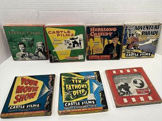 7 - Movies - Vintage 8mm Films,  All With Various Titles - 7 Movies Total