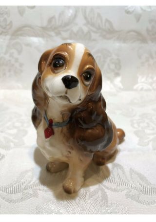 Walt Disney Productions Lady Cocker Spaniel Dog Figurine Vintage Japan Ceramic