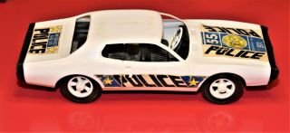 Vintage Plastic Gay Toys 1969 Dodge Charger Police Car 12.  5 Inch 5.  4t