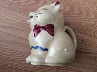 Vintage Shawnee Pottery Puss N’ Boots 10 Oz Cat Creamer Pitcher 1950s