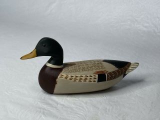 Vintage Classic American Decoy Charles Perdew’s Mallard Duck Joe Seme 2