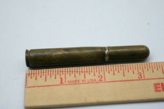Vintage Military Trench Art Bullet / Shell Casing Lighter Wwii 1942 E W E1