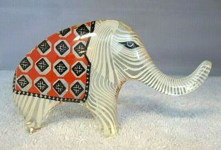 Vintage Abraham Palatnik Lucite Acrylic Elephant Sculpture Figurine Pal 2621