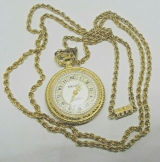 1960.  s.  vintage ladys watch.  savoy Pendent Chain glod plated 32.  in mechanical 3
