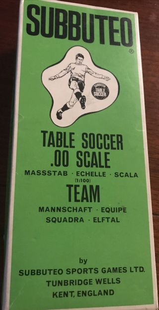 Vintage Subbuteo Table Soccer,  Team Players (chile) Ref 68