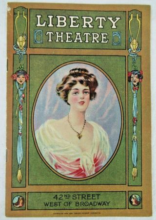 Vintage Liberty Theatre Program Broadway 1 - 4 - 1926 " Tip Toes " W/jeannette Mcdonal