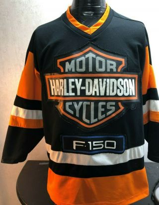 Harley Davidson F - 150 Hockey Jersey Size Medium Ford Motor Company Classics