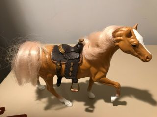 Vintage 1988 Marchon Horse With Saddle