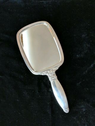 Antique Watson Co.  Sterling Silver Vanity Hand Mirror 8502