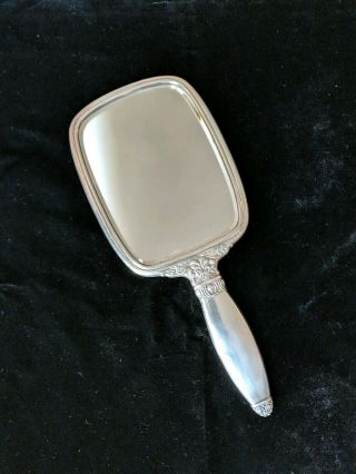 Antique Watson Co.  Sterling Silver Vanity Hand Mirror 8502 2