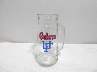 Vintage University Of Florida Gators Lager Tankard Beer Mug Glass