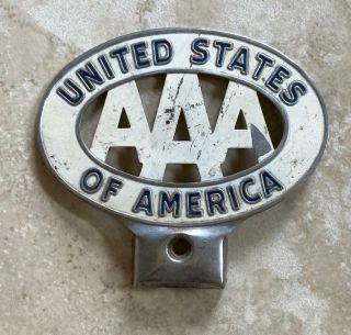 United States Of America Usa Aaa Automobile Club License Plate Topper