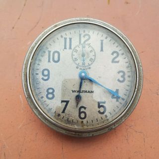 Vintage Waltham 8 Day 7 Jewel Auto Clock 1917