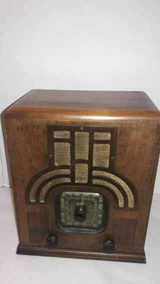 Antique Zenith Tube Radio,  Model 4t26,  Parts/repair,  Restoration,  Made In U.  S.  A.