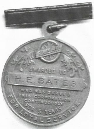 Vintage Studebaker Medal 5 Year Loyal Service Award 2