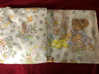 Vintage Cabbage Patch Kids Fitted & Flat Sheets Only Cpk Craft Fabric