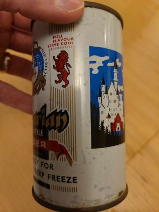 vintage Bavarian Lager flat top beer can - Operation Deep Freeze 3