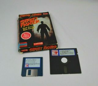 Street Fighter Vintage Computer Game - Pc Windows Capcom Floppy Disc Hard Drive
