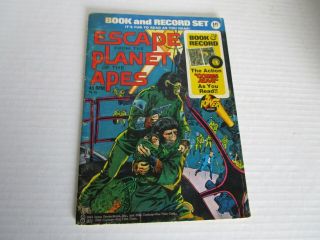 Vintage Book/ Record - Escape From The Planet Of The Apes 1974