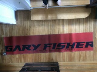 Rare Vintage Gary Fisher Bicycle Floor Mat About 92 " X 19 " (8 