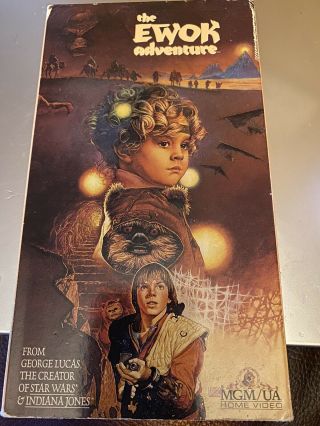The Ewok Adventure (lucasfilm Star Wars) Vtg 1990 Vhs Tape Mgm