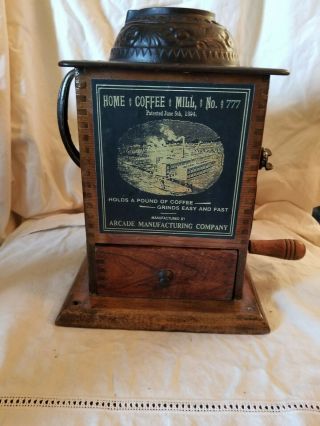 Antique Arcade Ixl Coffee Grinder Parts