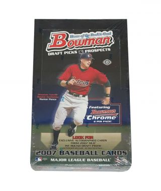 2007 Bowman Draft Picks And Prospects Baseball Factory Hobby Box