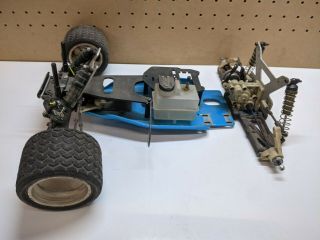 Vintage Kyosho 1/10 Scale 2WD Rolling Chassis,  Parts only 3