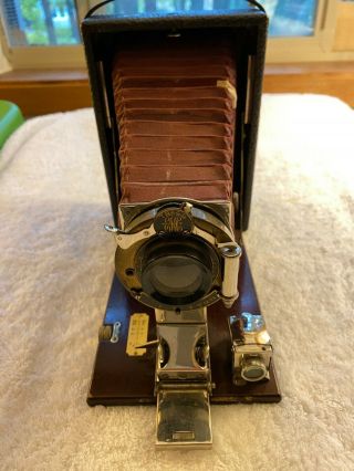 Antique Kodak Premo Camera 3 - A Pocket C,  1903 Bellows W/ Film Pack Adapter,  Usa