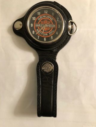 Harley - Davidson Swiss Pocket Watch With Fob