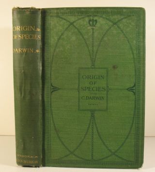 Charles Darwin 1900 Origin Of Species Natural Selection Evolution Antique Book