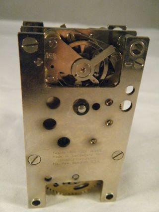 Vintage Swiss Made Sonceboz Time Lock Movement Vault Safe Mechanism 22 Jewels 3