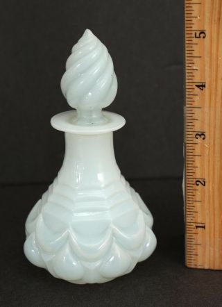 Antique Circa 1850s,  Eapg Clambroth Glass Perfume Bottle,