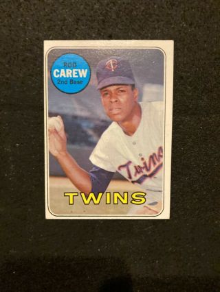 1969 Topps 510 Rod Carew Ex - Minnesota Twins Vintage Star Card Hof Mlb