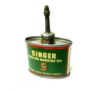 Vintage Singer Featherweight 221 Small Oil Can