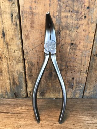 Vintage Diamalloy Bent Nose Pliers Model Cn56 Duluth And Polished