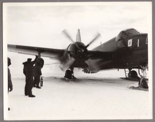 Lockheed Neptune P2v Mcmurdo Sound Antarctica Us Navy Press Photo 2