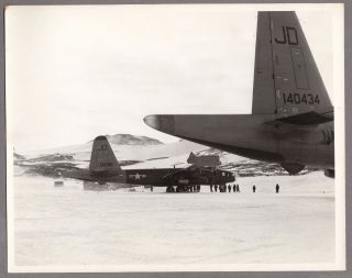 Lockheed Neptune P2v Mcmurdo Sound Antarctica Us Navy Press Photo 1